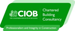 New CIOB - Chartered Building Consultancy Logo with strapline